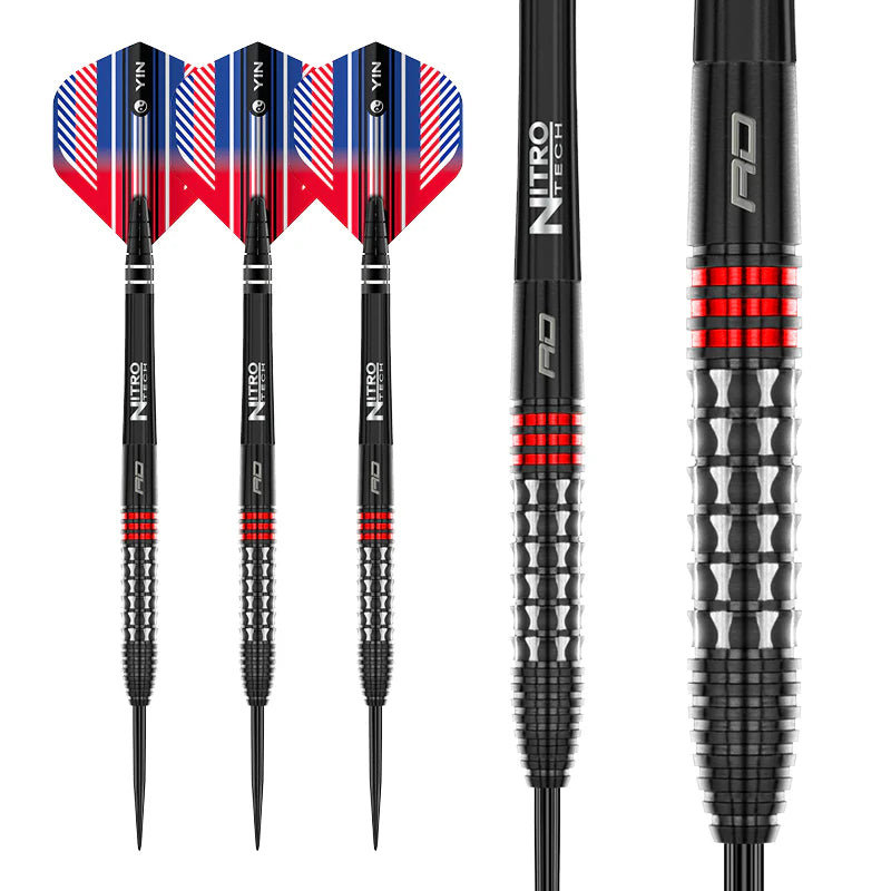 Red Dragon - Vengeance Red - Steel Darts Szett - Direct Darts - 6