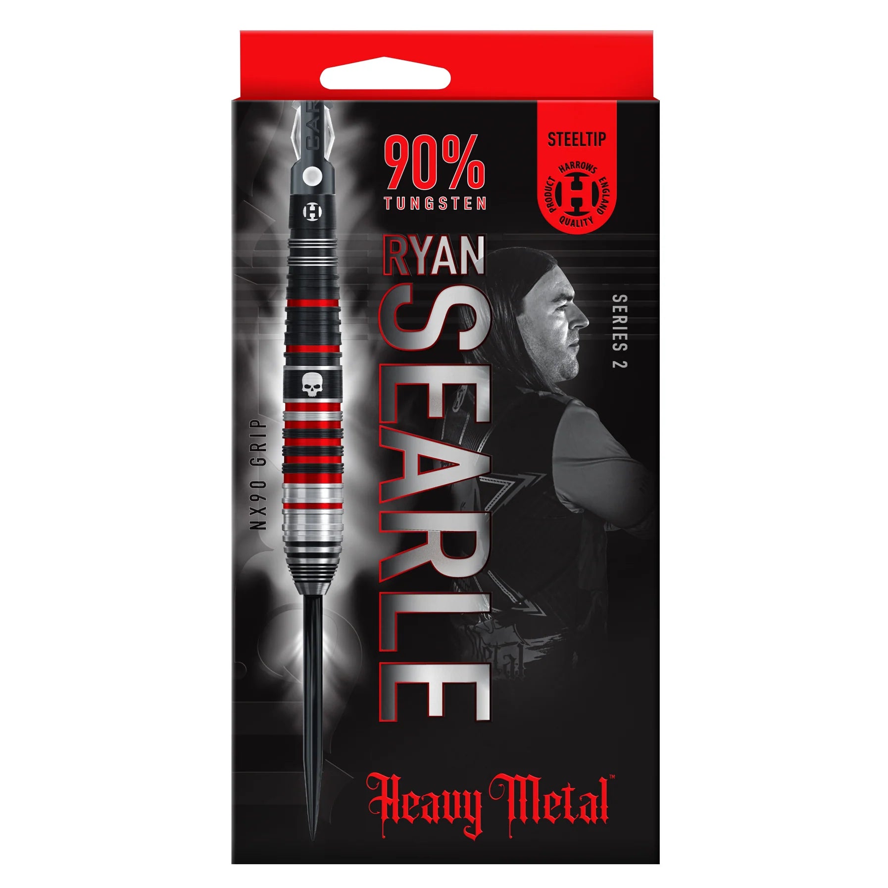 Harrows Ryan Searle Series 2 90% Steel Darts Szett - Direct Darts - 5