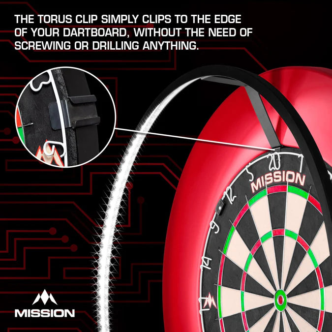 Mission - Torus Világítás Rögzítő (3Db) - Direct Darts - 5