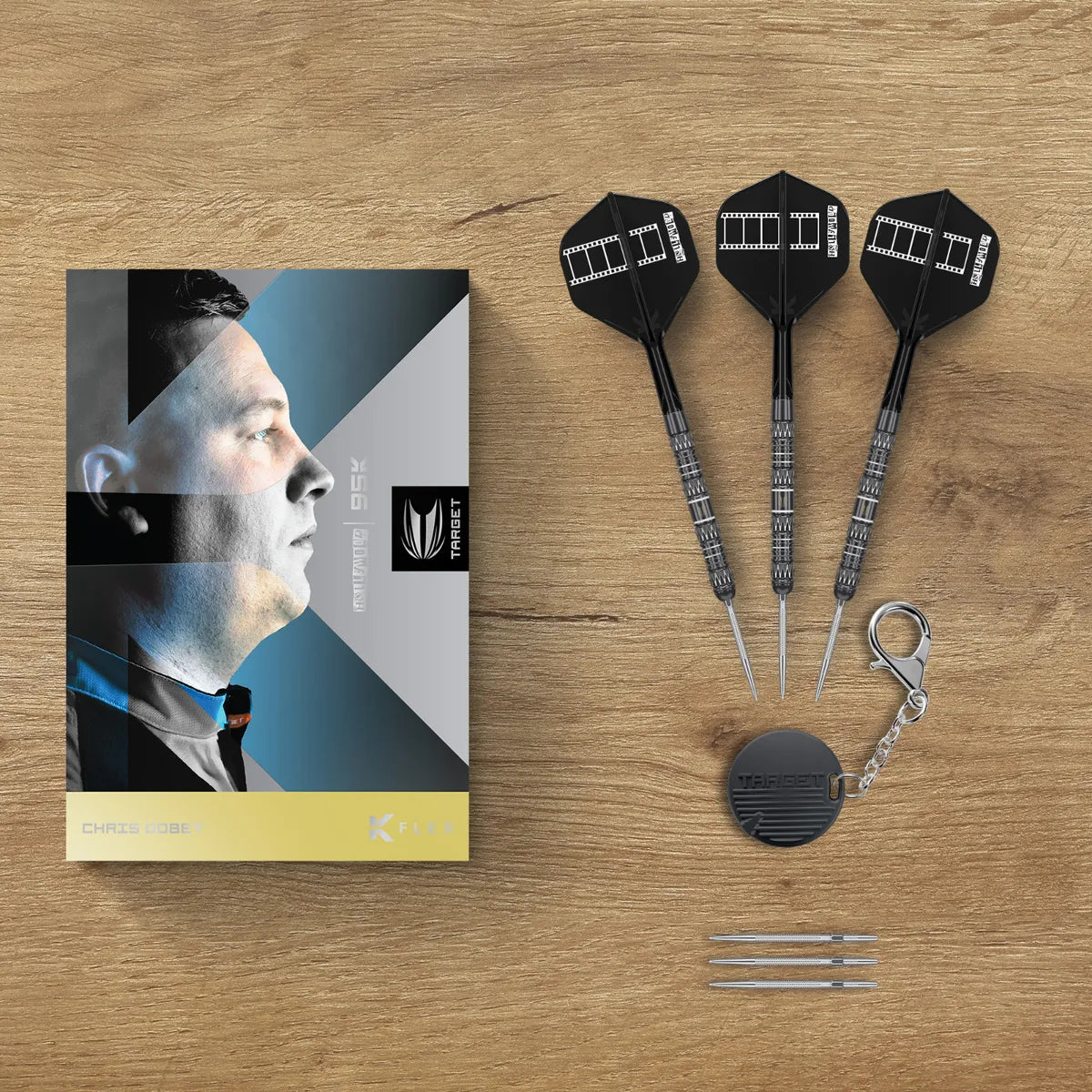 Target - Chris Dobey 95K - 95% - Steel Darts Szett - Direct Darts - 6