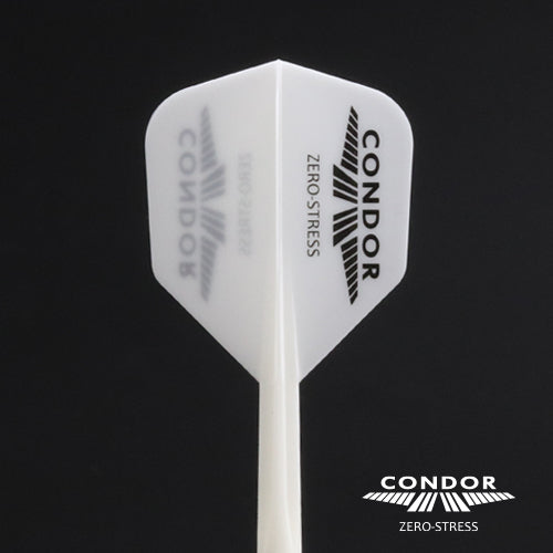 Condor - Zero Stress - Logo - Fehér/Fekete - No6 - Egybe Darts Szár/Toll - Direct Darts - 2