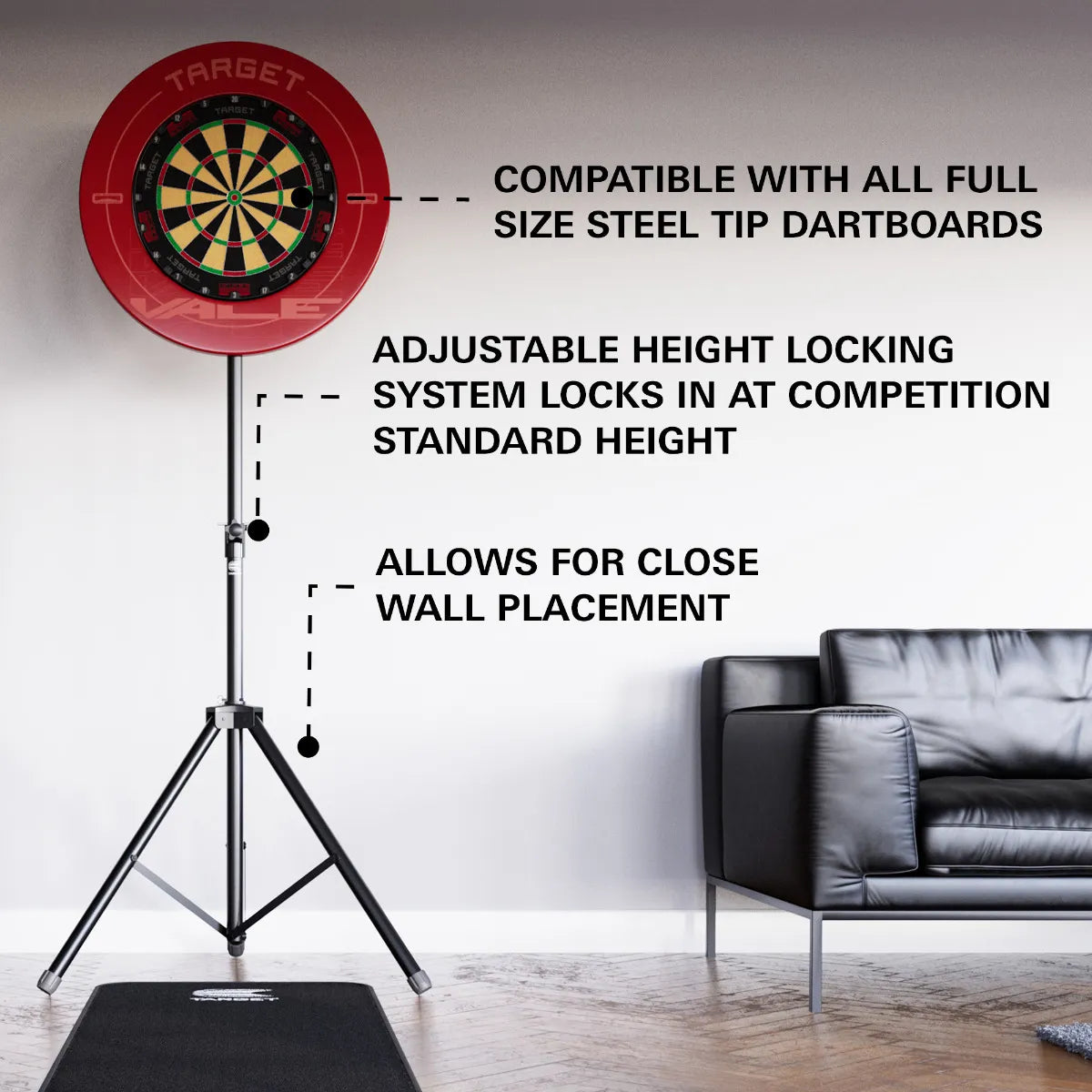 TARGET - DARTS TÁBLA TARTÓ ÁLLVÁNY