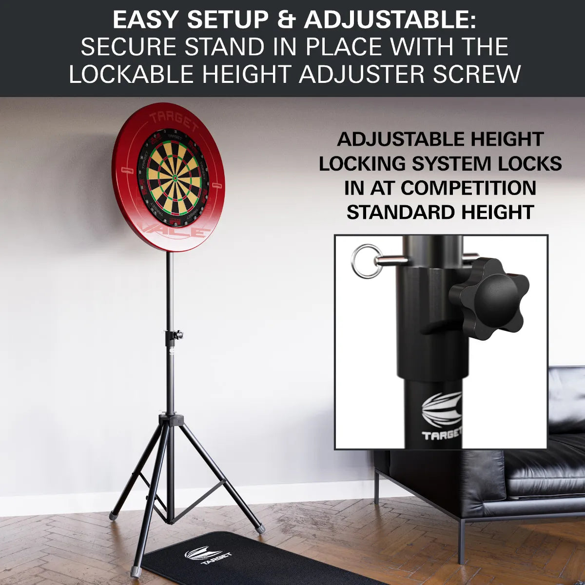 TARGET - DARTS TÁBLA TARTÓ ÁLLVÁNY