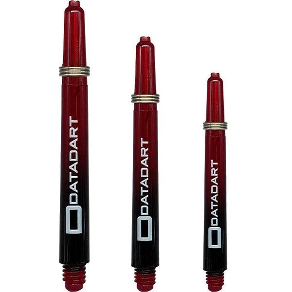 Datadart - Argon Polikarbonát Fekete & Piros - Darts Szár - Direct Darts - 1