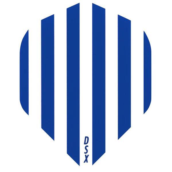 Designa - Dsx Football - Kék & Fehér - No2 - 100 Mikron - Darts Toll - Direct Darts - 1