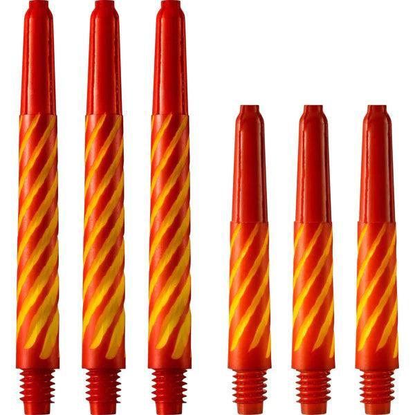 Designa - Spiroline Nylon Piros & Sárga - Darts Szár - Direct Darts - 1