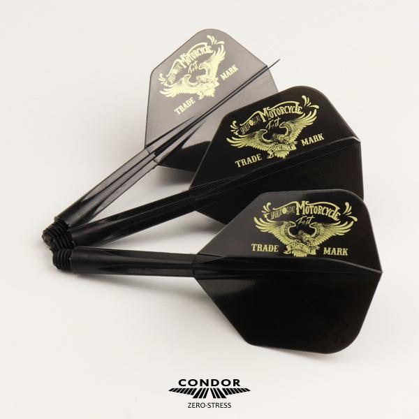 Condor - Zero Stress - West Bull L.A - Fekete - No6 - Egybe Darts Szár/Toll - Direct Darts - 3