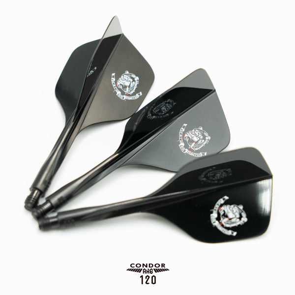 Condor - Axe 120 Death Or Practice - Fekete - No6 - Egybe Darts Szár/Toll - Direct Darts - 2