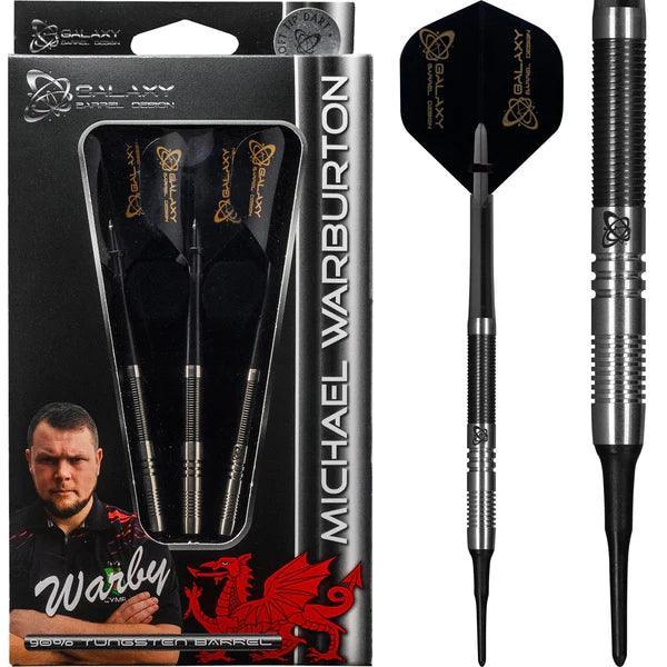 Galaxy - Michael Warburton - Warby 90% - Soft Darts Szett - Direct Darts - 1