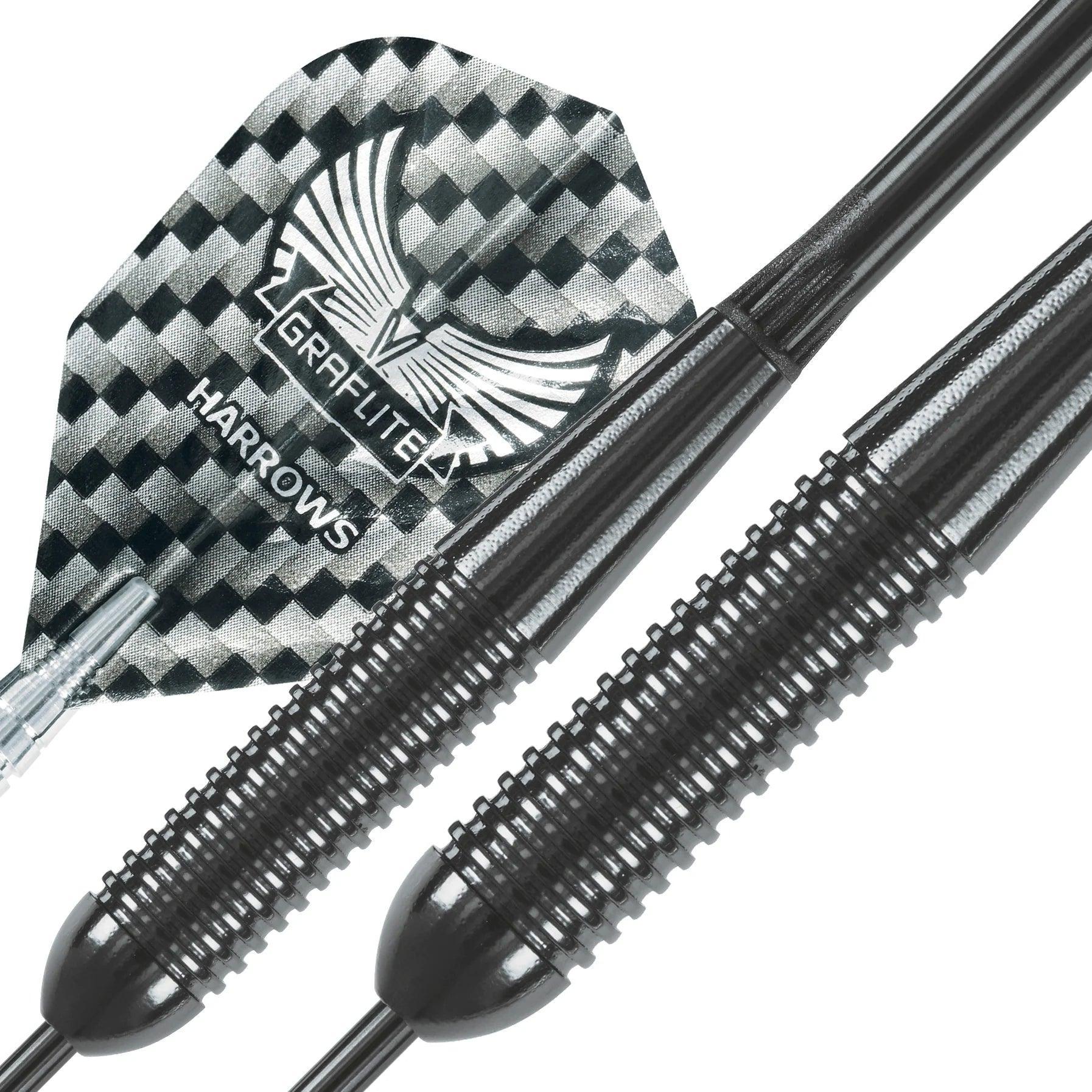 Harrows - Black Arrow 19 G - Steel Darts Szett - Direct Darts - 3