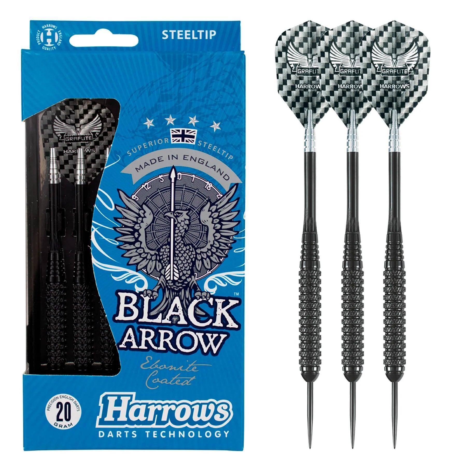 Harrows - Black Arrow 20 G - Steel Darts Szett - Direct Darts - 2