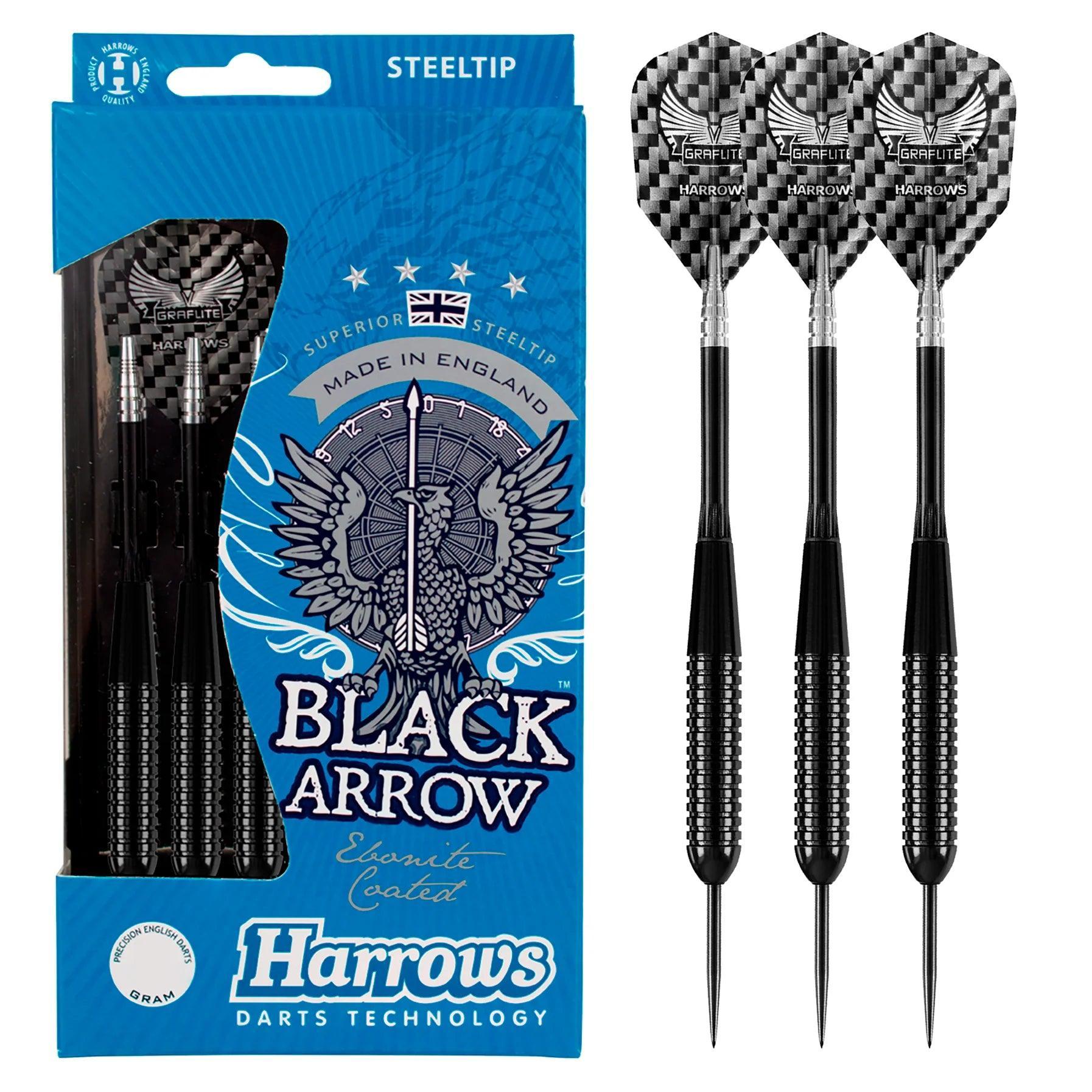 Harrows - Black Arrow 21 G - Steel Darts Szett - Direct Darts - 2
