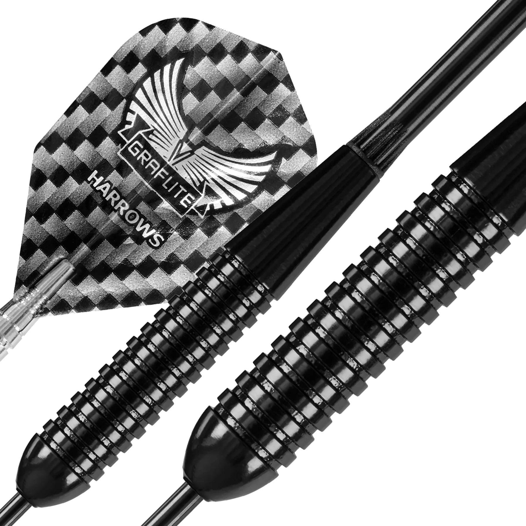 Harrows - Black Arrow 21 G - Steel Darts Szett - Direct Darts - 3