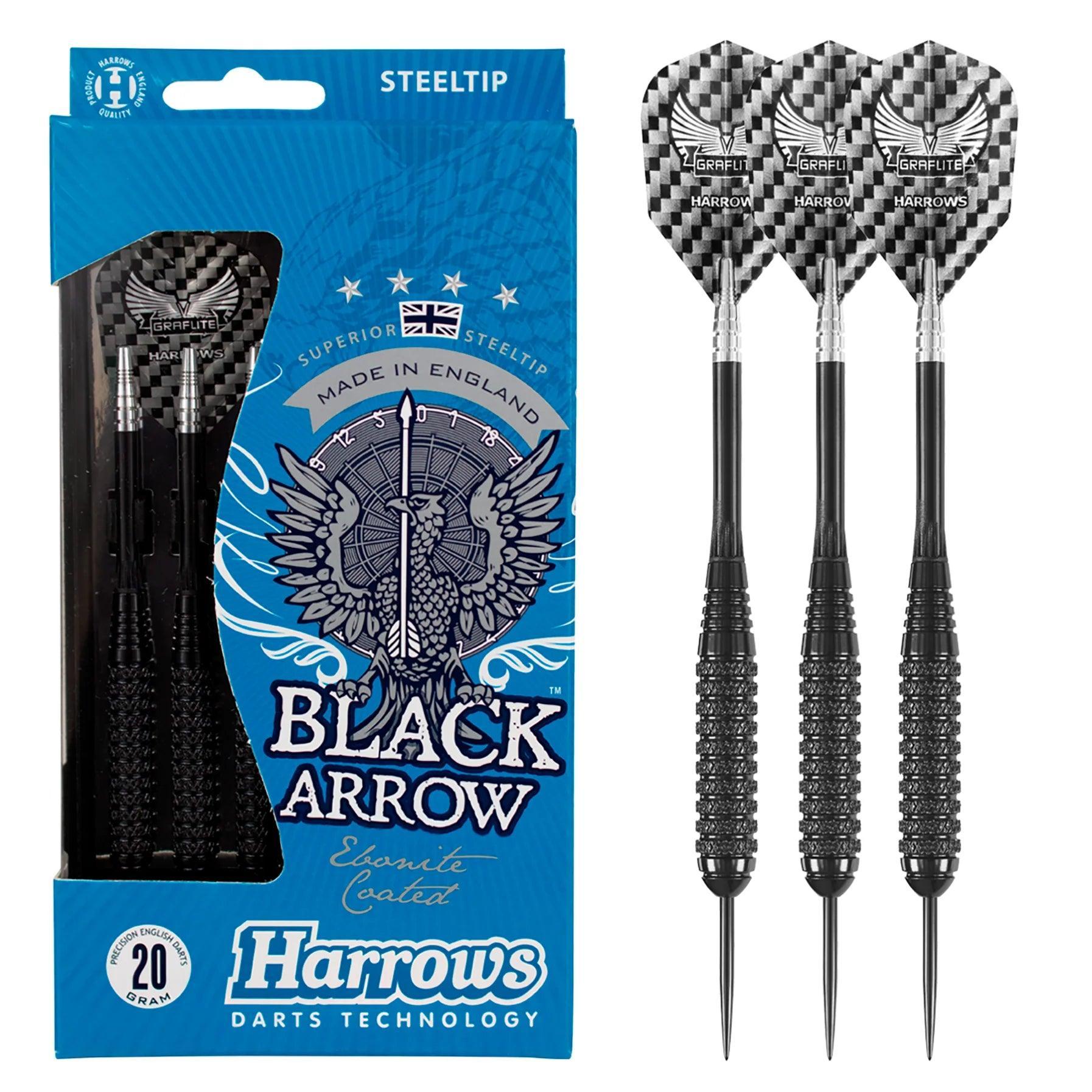 Harrows - Black Arrow 23 G - Steel Darts Szett - Direct Darts - 2