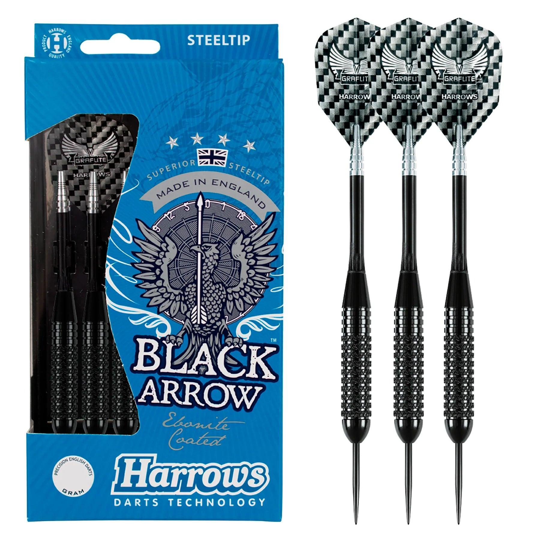 Harrows - Black Arrow 25 G - Steel Darts Szett - Direct Darts - 2
