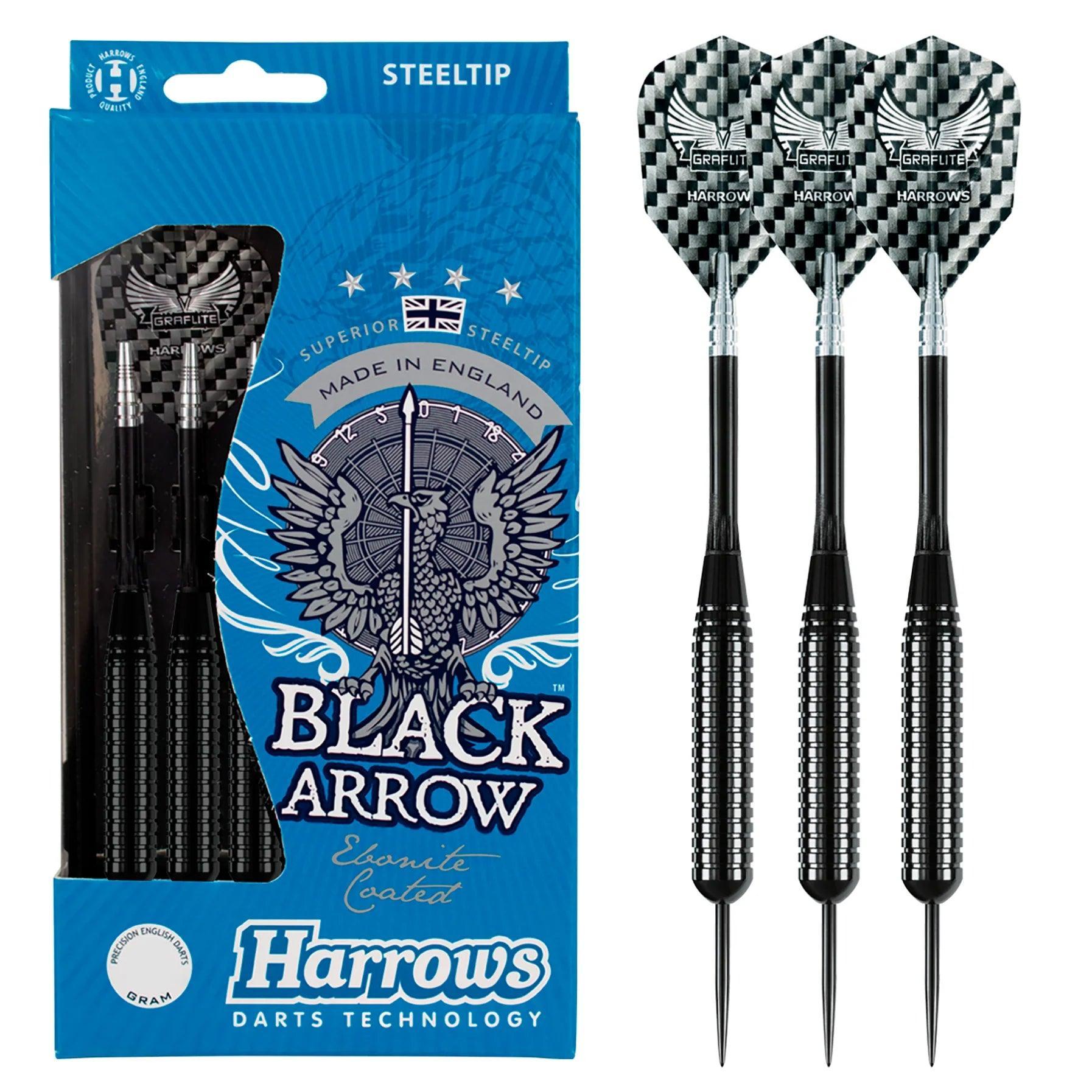Harrows - Black Arrow 26 G - Steel Darts Szett - Direct Darts - 2