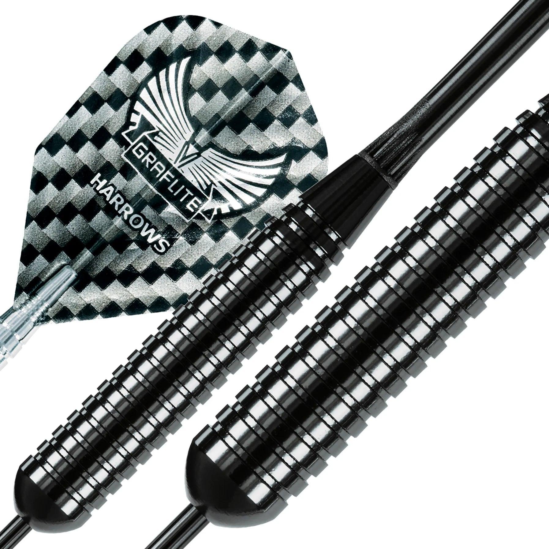 Harrows - Black Arrow 26 G - Steel Darts Szett - Direct Darts - 3