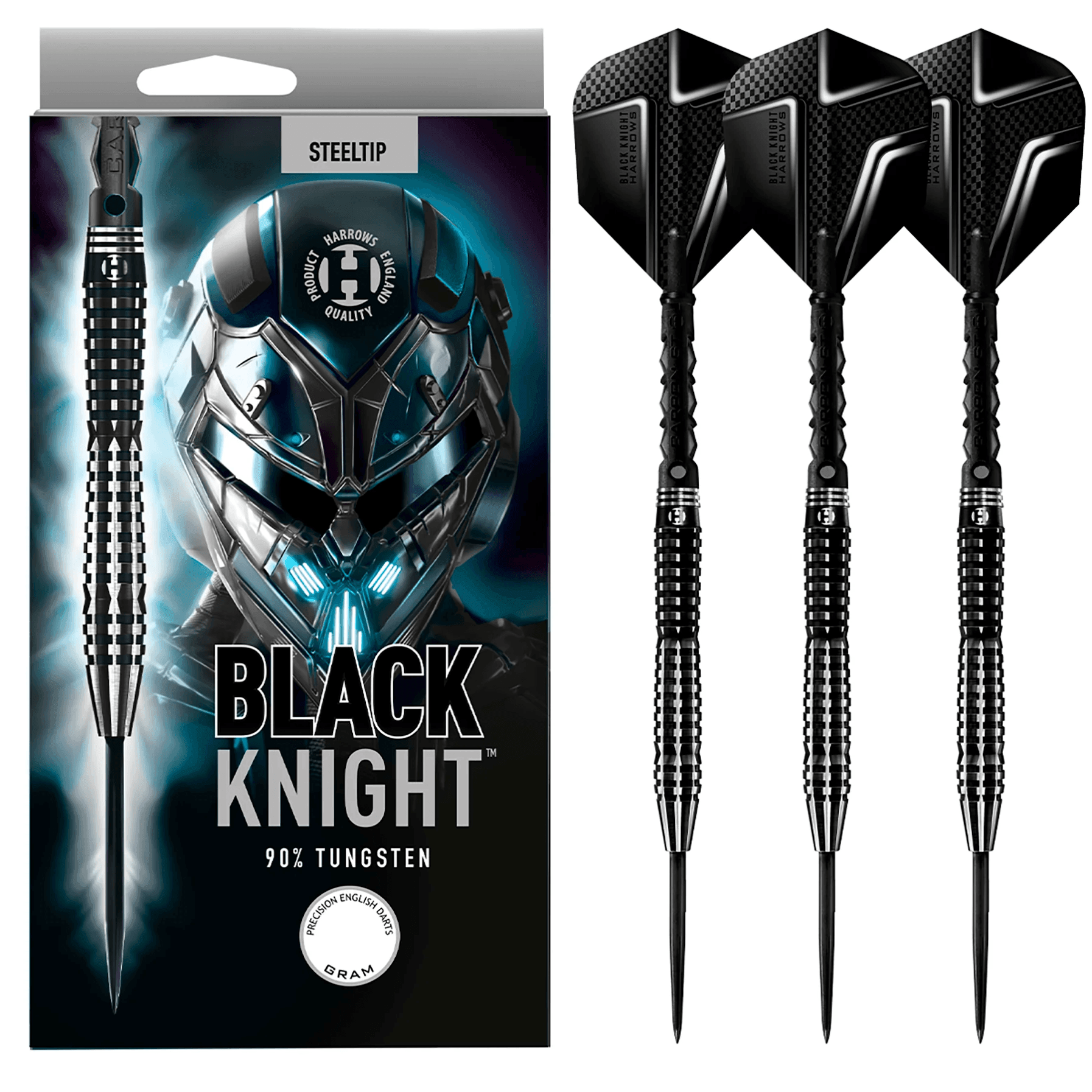 Harrows - Black Knight 90% - Steel Darts Szett - Direct Darts - 2