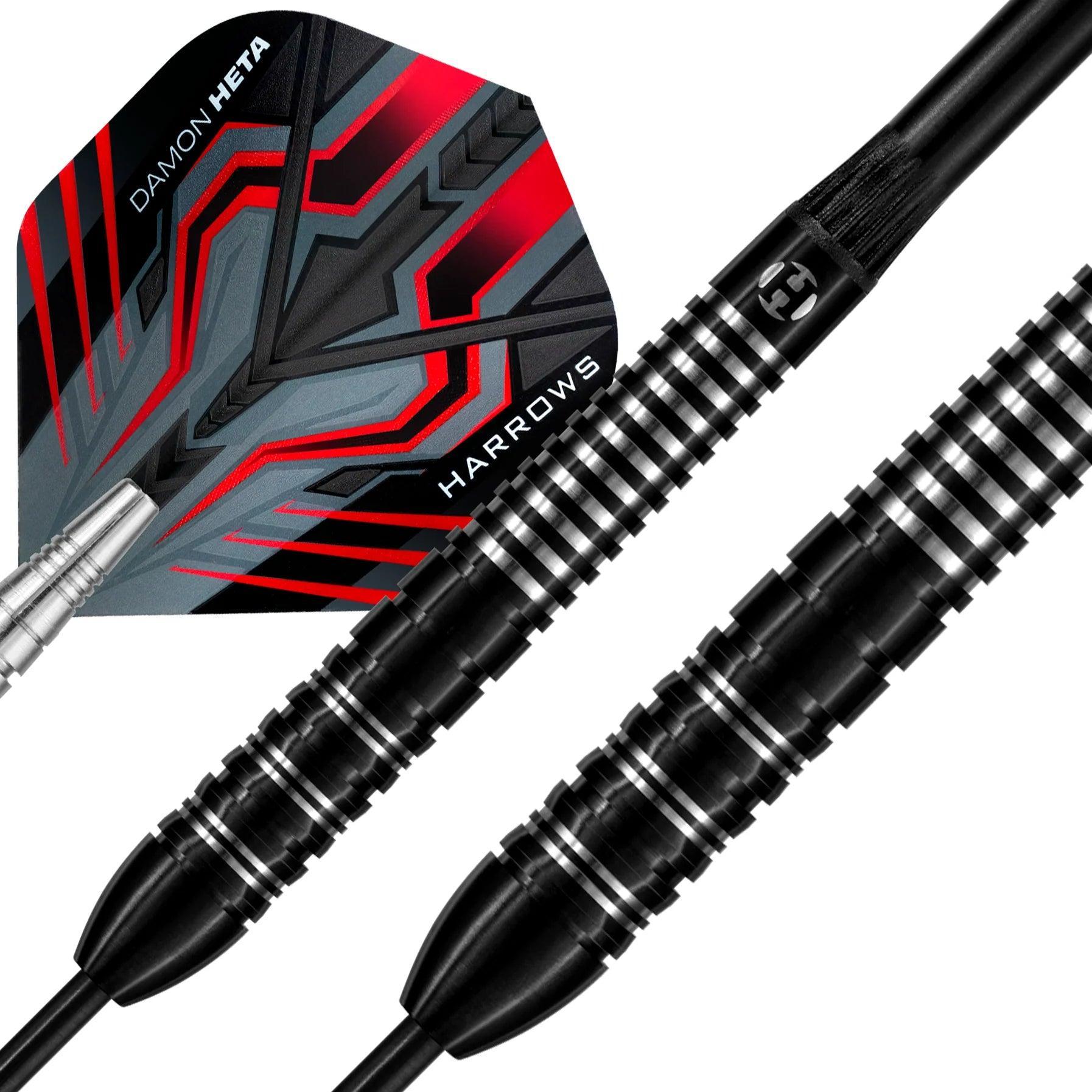 Harrows - Damon Heta 90% Black - Steel Darts Szett - Direct Darts - 3