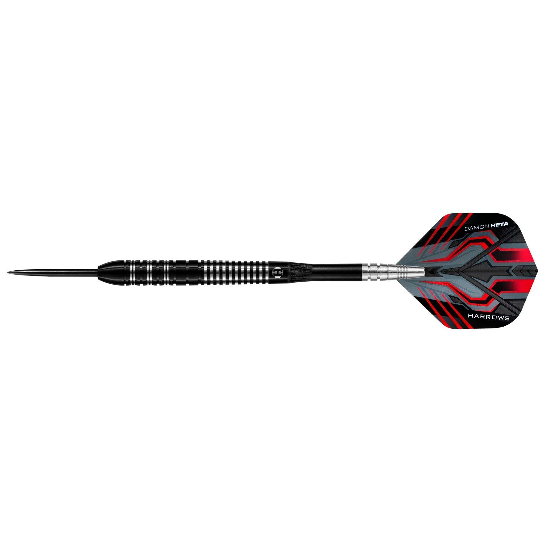 Harrows - Damon Heta 90% Black - Steel Darts Szett - Direct Darts - 6