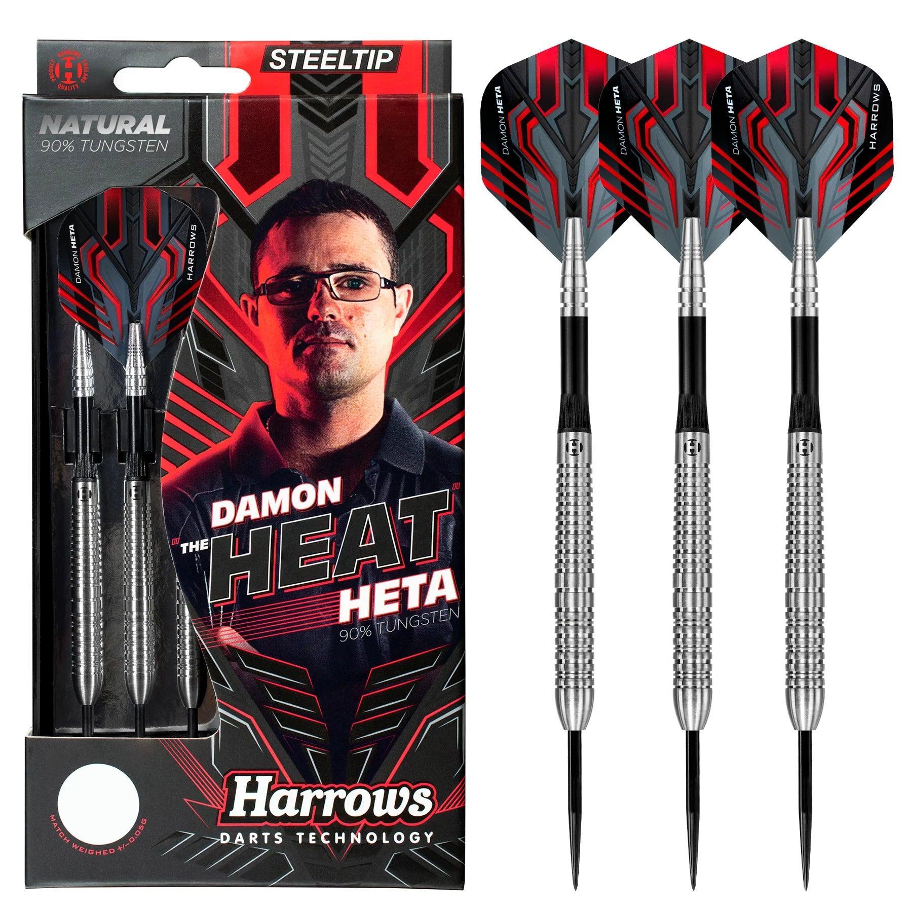 Harrows - Damon Heta 90% Natural- Steel Darts Szett - Direct Darts - 2