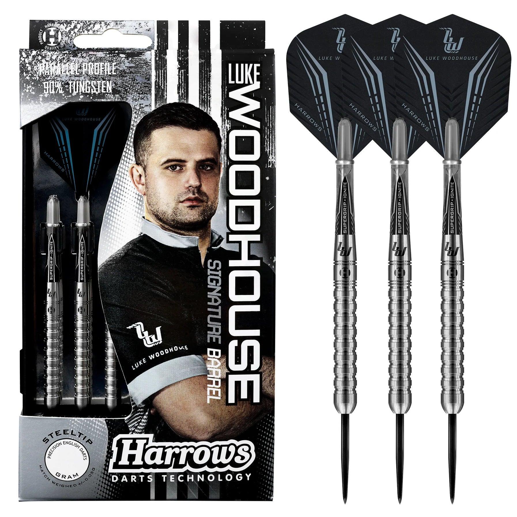 Harrows - Luke Woodhouse 90% - Steel Darts Szett - Direct Darts - 2
