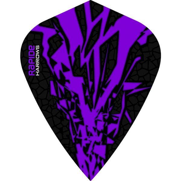 Harrows - Rapide - Lila - Kite - 100 Mikron - Darts Toll - Direct Darts - 1