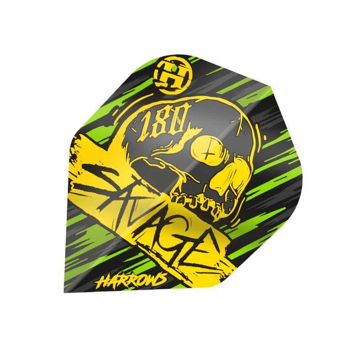 Harrows - Savage Sárga/Zöld - Darts Toll - Direct Darts - 1