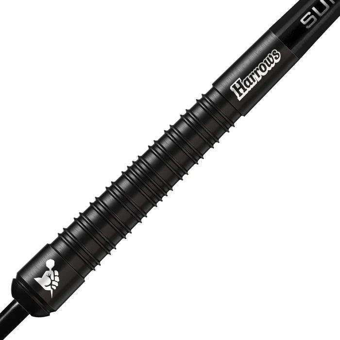 Harrows - Supergrip 90% Black Edition - Steel Darts Szett - Direct Darts - 1