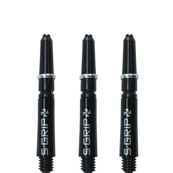Harrows - Supergrip Spin Fekete/Ezüst - Darts Szár - Direct Darts - 2