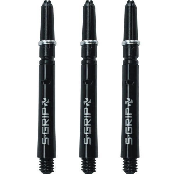 Harrows - Supergrip Spin Fekete/Ezüst - Darts Szár - Direct Darts - 3