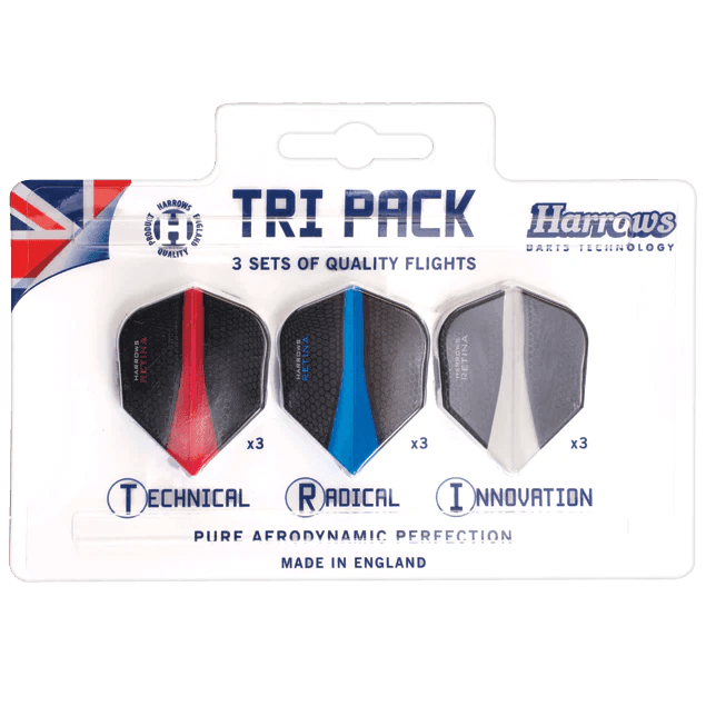 Harrows - Tri Pack Retina - Darts Toll - Direct Darts - 1