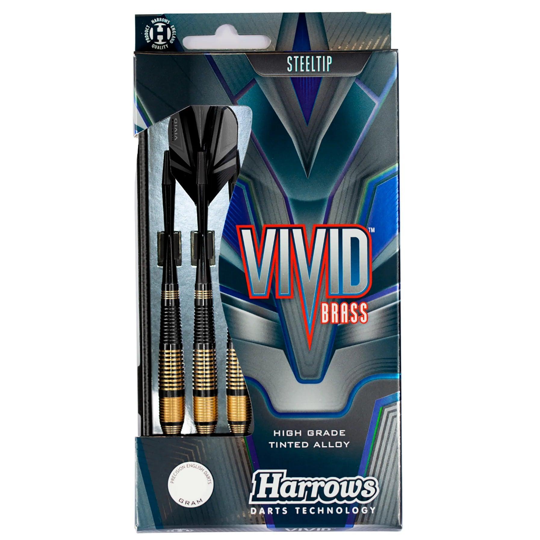 Harrows - Vivid Fekete - Steel Darts Szett - Direct Darts - 5