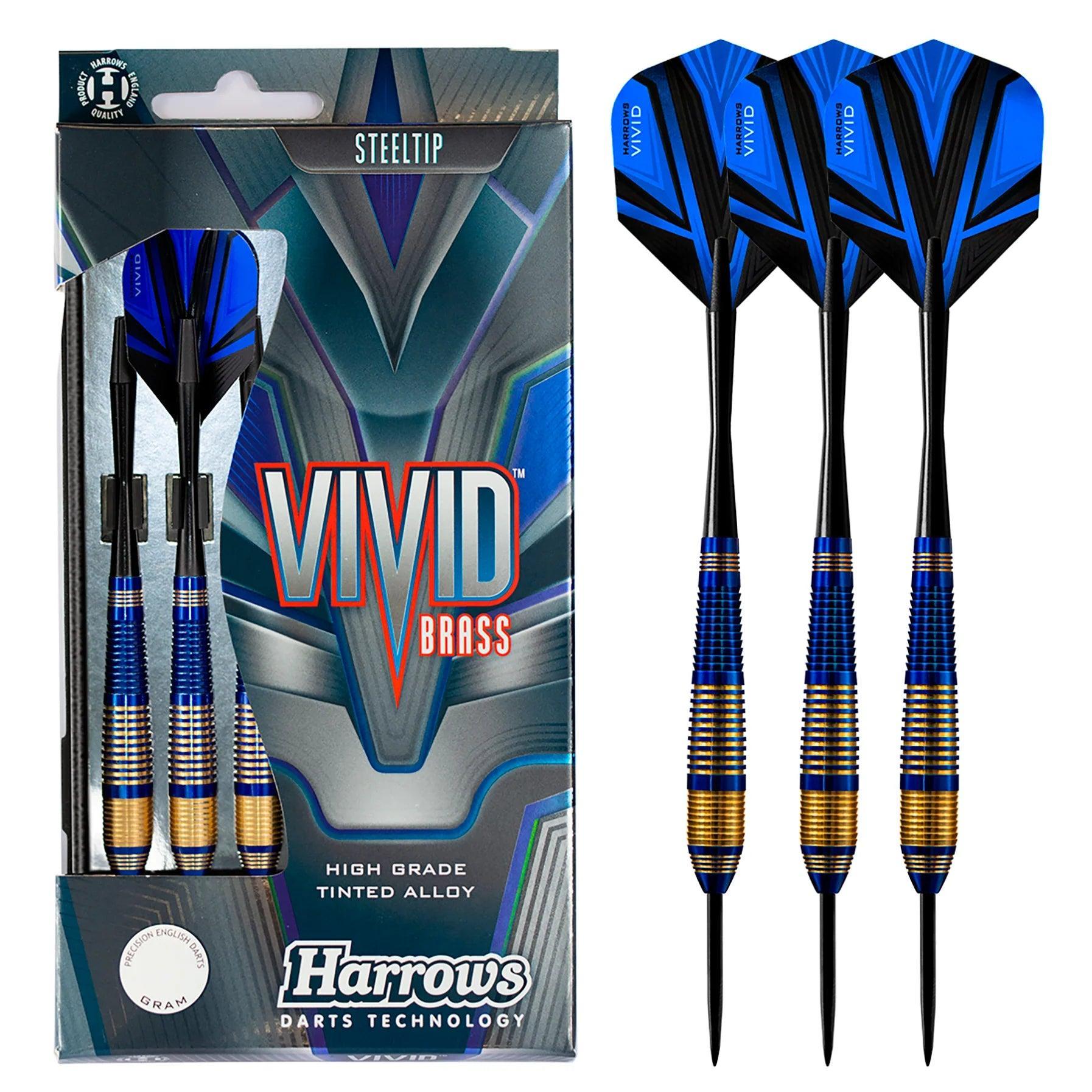 Harrows - Vivid Kék - Steel Darts Szett - Direct Darts - 2