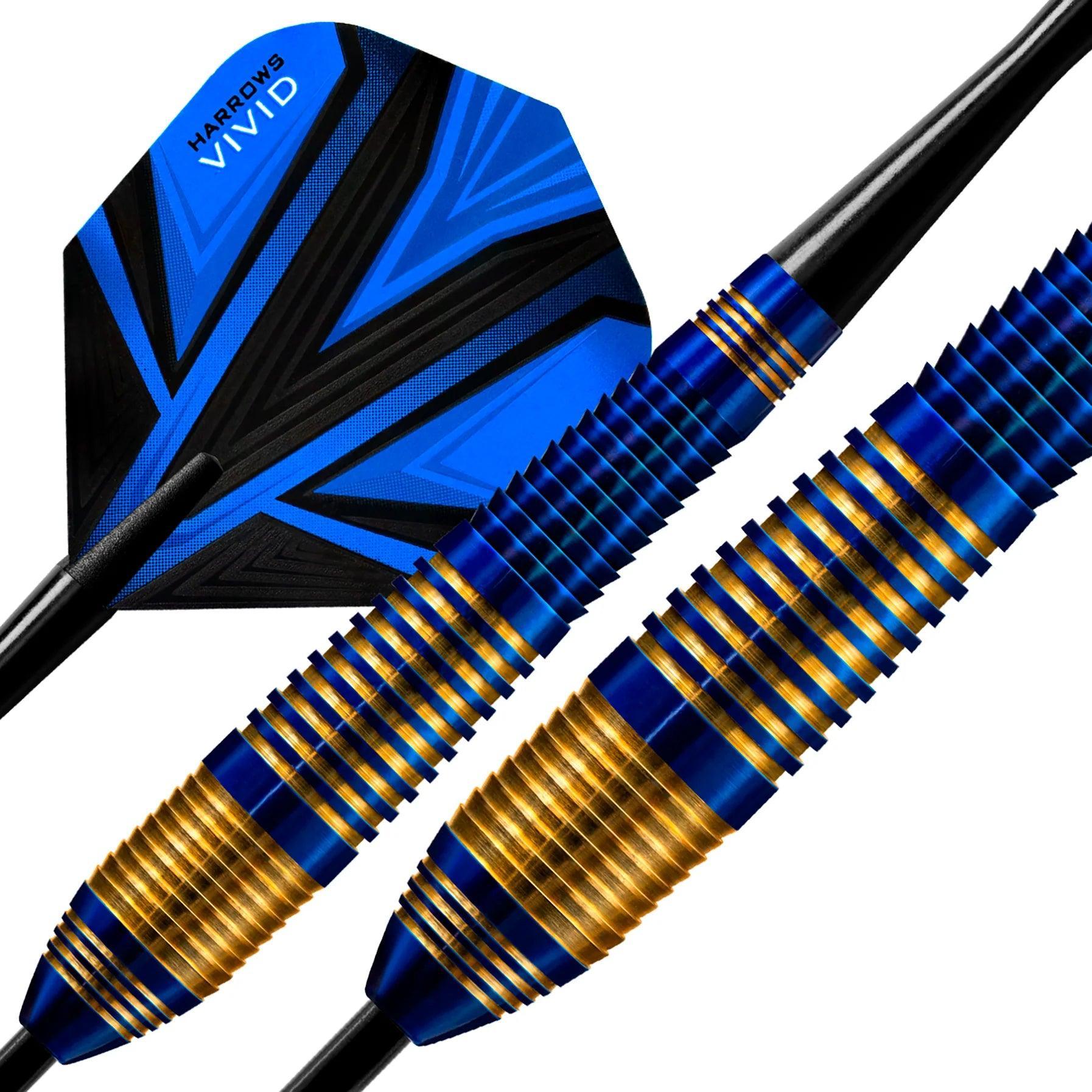 Harrows - Vivid Kék - Steel Darts Szett - Direct Darts - 3
