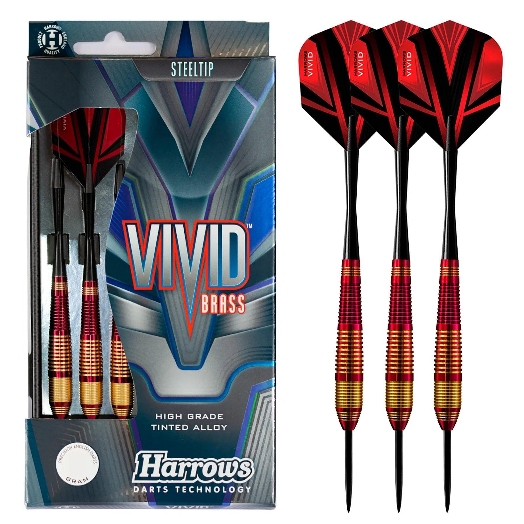 Harrows - Vivid Piros - Steel Darts Szett - Direct Darts - 2