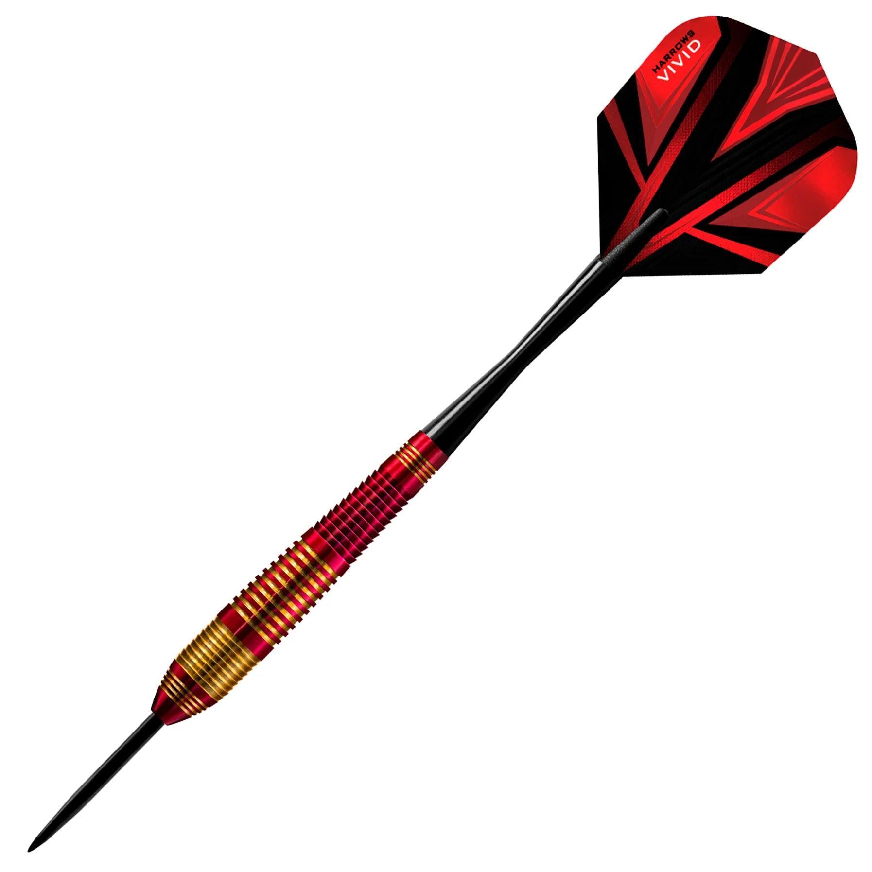 Harrows - Vivid Piros - Steel Darts Szett - Direct Darts - 4