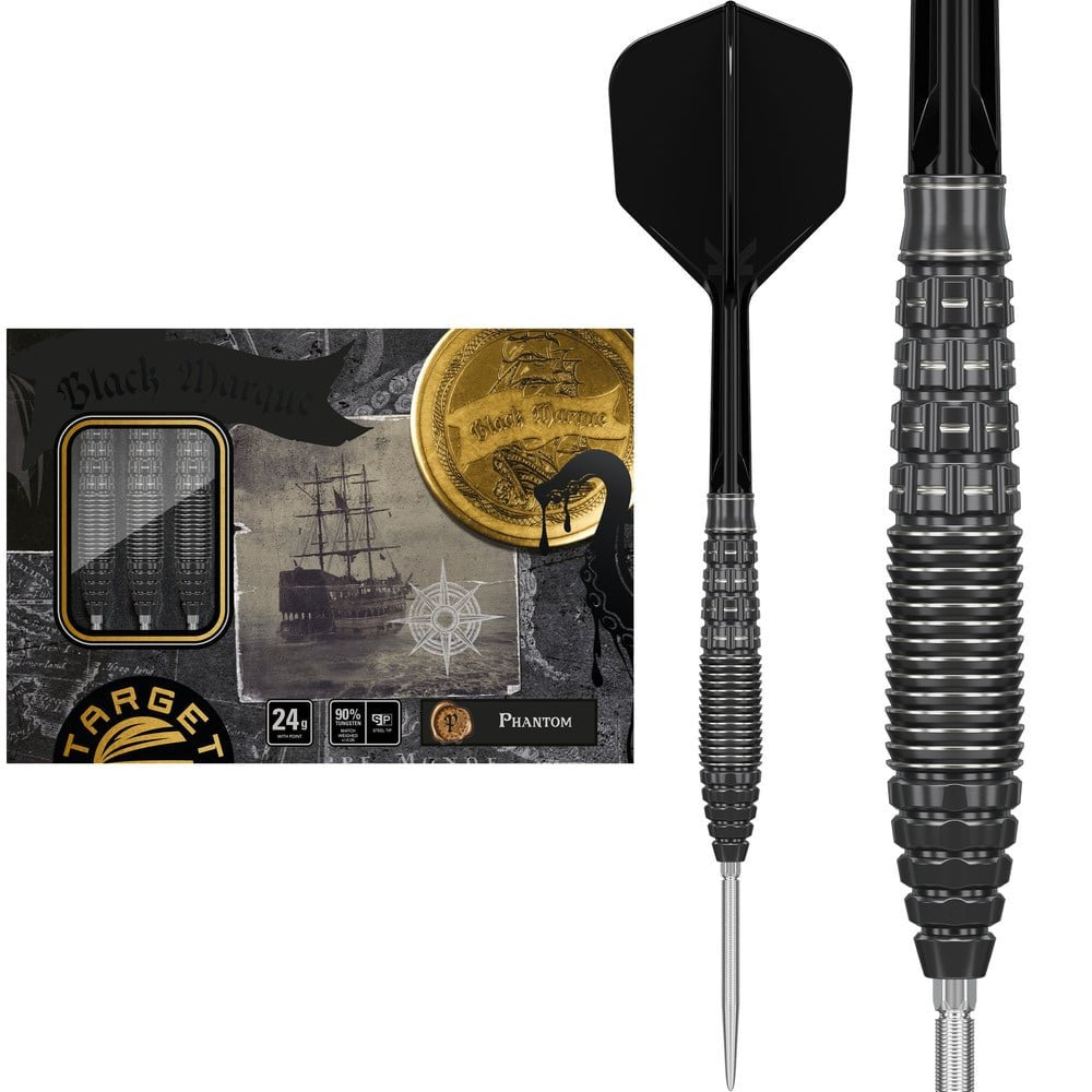 Target Japan - Black Marque Phantom - 90% - Steel Darts Szett - Direct Darts - 1