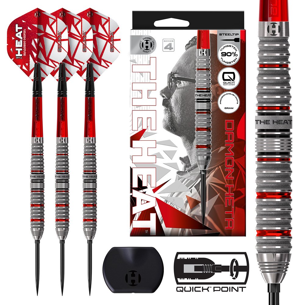 Harrows - Damon Heta Series 4 90% - Steel Darts Szett - Direct Darts - 1