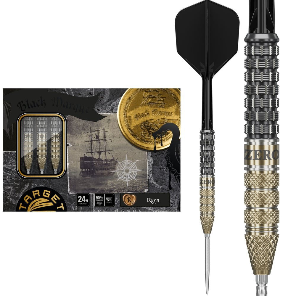 Target Japan - Black Marque Reyn - 90% - Steel Darts Szett - Direct Darts - 1