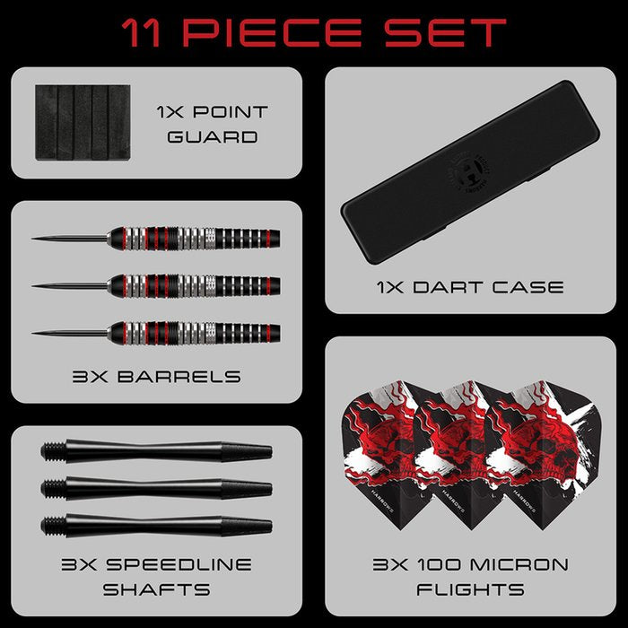 Harrows - Heavy Metal - Brass - Steel Darts Szett - Direct Darts - 4
