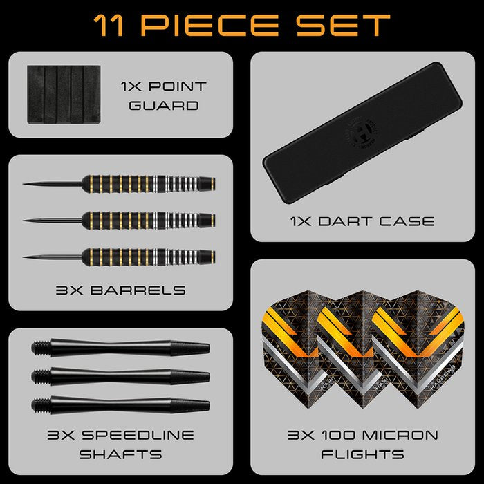 Harrows - Vulcan - Brass - Steel Darts Szett - Direct Darts - 3