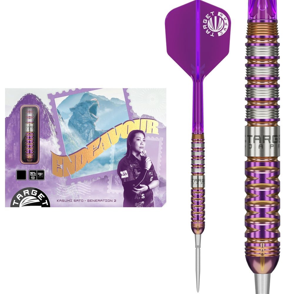 Target Japan - Endeavour Gen2 - 90% - Steel Darts Szett - Direct Darts - 1
