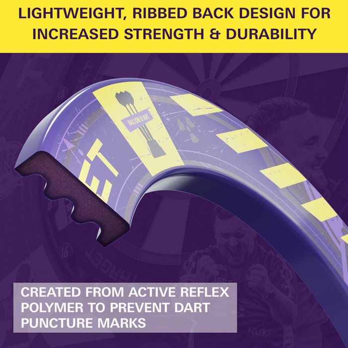 Target - Luke Littler World Champion - Falvédő És Darts Tábla Csomag - Direct Darts - 3