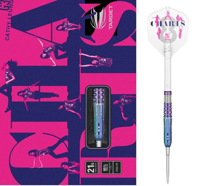 Target Japan - Cathy Leung Charis Gen 3 - 95% - Steel Darts Szett - Direct Darts - 2
