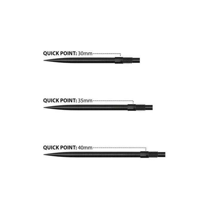 Harrows - Fekete Quick Point - Darts Hegy - Direct Darts - 3