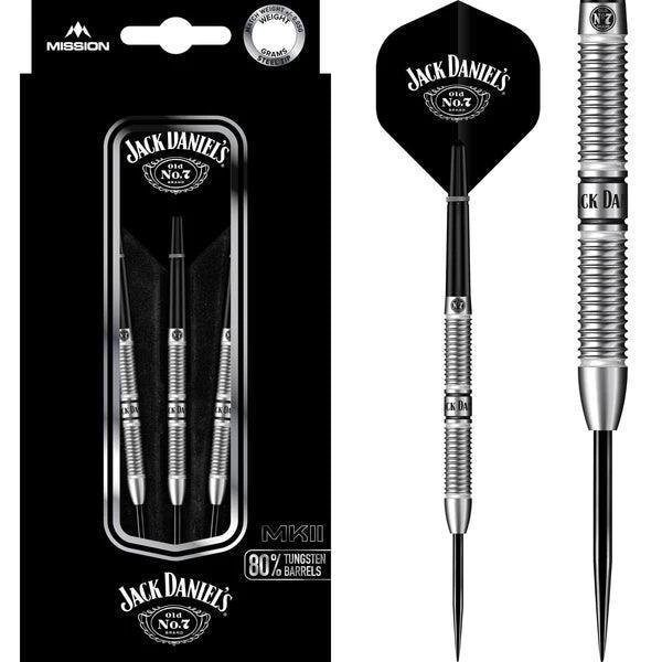 Jack Daniels - Old No7 Volfram Nyíl Ringed 80% - Steel Darts Szett - Direct Darts - 1