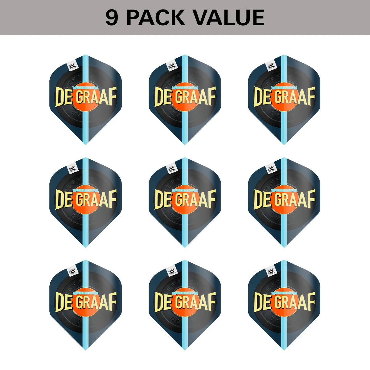 Target Jeffrey De Graaf G1 Pro Ultra 9Db No2 100 Mikron Darts Toll - Direct Darts - 2