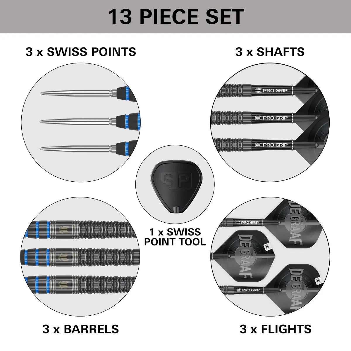 Target - Jeffrey De Graaf - Steel Darts Szett - Direct Darts - 5
