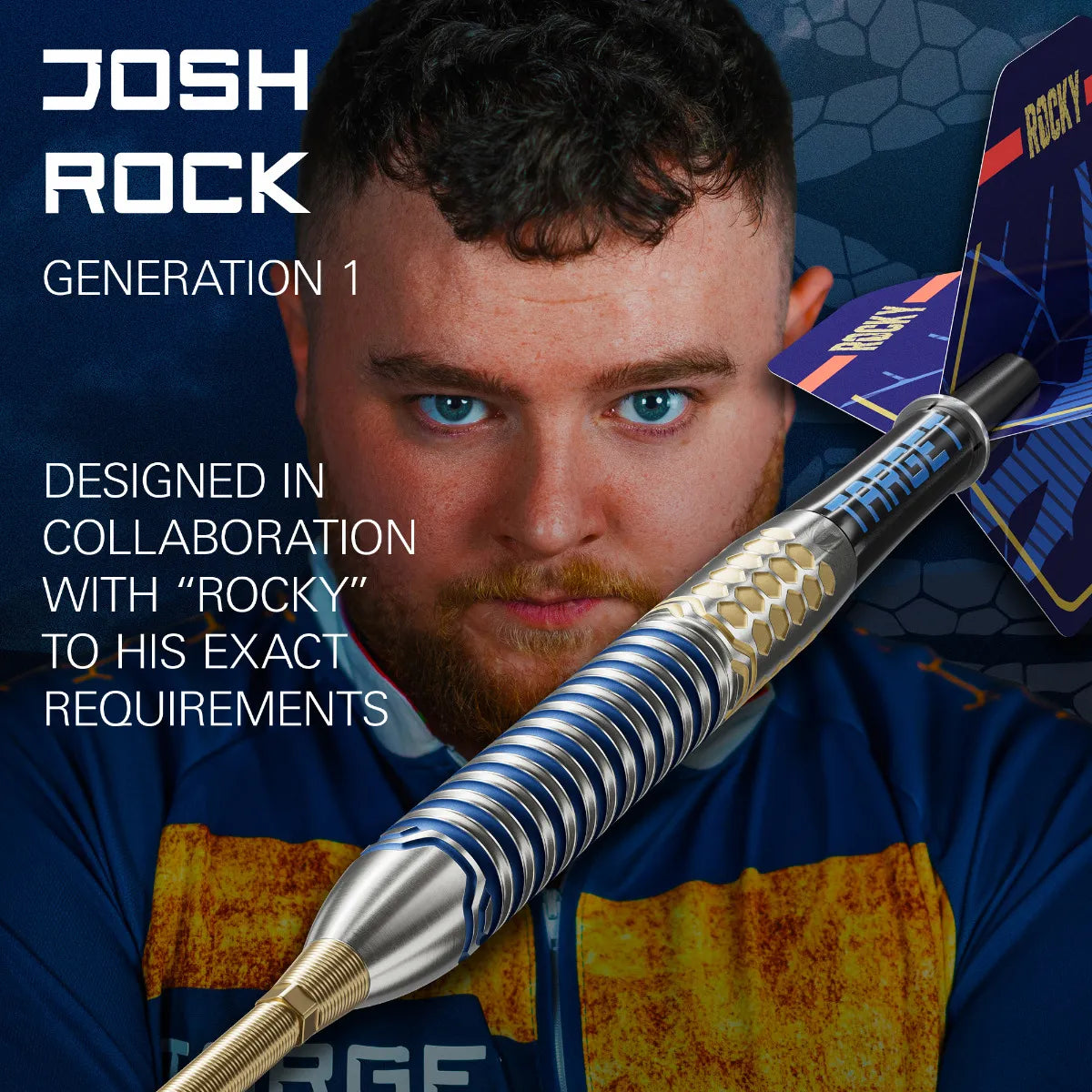 Target Josh Rock G1 90 Sp Steel Darts Szett - 3
